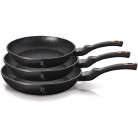 Набор сковородок из 3 предметов Berlinger Haus Black Rose Collection (BH-6158) Набор сковородок из 3 предметов Berlinger Haus Black Rose Collection (BH-6158)