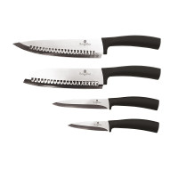 Набір ножів 4 предмети Berlinger Haus Black Silver Collection (BH-2466)