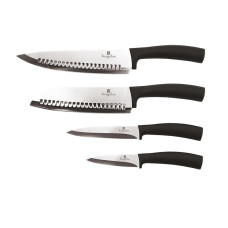 Набір ножів 4 предмети Berlinger Haus Black Silver Collection (BH-2466)