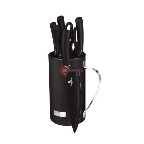 Набір ножів із 7 предметів Berlinger Haus Black Silver Collection (BH-2480)