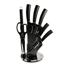 Набір ножів на акриловій підставці Berlinger Haus Black Silver Collection (BH-2565)