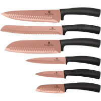 Набор ножей 6 предметов Berlinger Haus Metallic Line Rose Gold Edition (BH-2611)