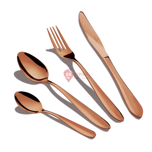 Набор столовых приборов 24 предмета Berlinger Haus Metallic Line Rose Gold Edition (BH-2623)