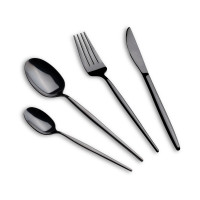 Набор столовых приборов 24 предмета Berlinger Haus Black Silver Collection (BH-3069)