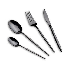 Набор столовых приборов 24 предмета Berlinger Haus Black Silver Collection (BH-3069)