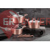 Набор посуды 10 предметов Berlinger Haus Metallic Line Rose Gold Edition (BH-6151)