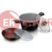 Набор посуды 5 предмет Berlinger Haus Metallic Line Shiny Black Edition (BH-6616)