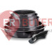 Набір посуду 12 предметів Berlinger Haus Metallic Line Carbon Pro Edition (BH-6910)