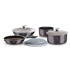 Набір посуду 9 предметів Berlinger Haus Metallic Line Carbon Pro Edition (BH-6918)