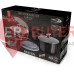 Набір посуду 9 предметів Berlinger Haus Metallic Line Carbon Pro Edition (BH-6918)