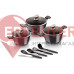 Набор посуды 10 предметов Berlinger Haus Metallic Line Carbon Pro Edition (BH-6919)