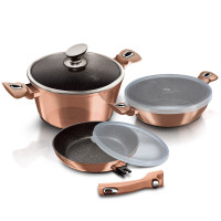 Набор посуды 6 предметов Berlinger Haus Metallic Line Rose Gold Edition (BH-7051) Набор посуды 6 предметов Berlinger Haus Metallic Line Rose Gold Edition (BH-7051)