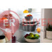 Набор посуды 6 предметов Berlinger Haus Metallic Line Carbon Pro Edition (BH-7052)