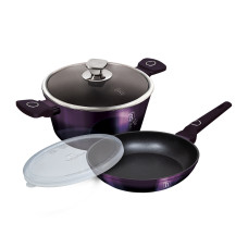 Набор посуды 4 предмета Berlinger Haus Purple Eclipse Collection (BH-7102)