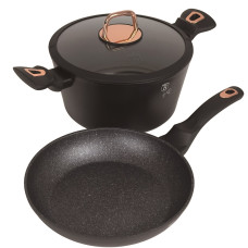 Набор посуды 4 предмета Berlinger Haus Black Rose Collection (BH-7741)