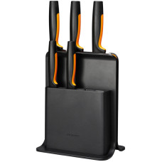 Набір кухонних ножів із пластиковим блоком Fiskars Functional Form (1057554)