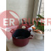 Каструля чавунна 21 см 3 л Gerlach Natur Iron бордова (5901035449466)