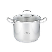 Кастрюля с крышкой 24 см 7 л Gerlach Simple (5901035499812) Кастрюля с крышкой 24 см 7 л Gerlach Simple (5901035499812)