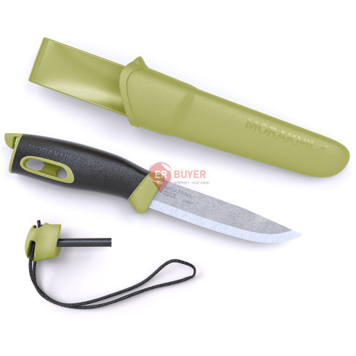 Нож Morakniv Companion Spark (S) Green нержавеющая сталь (13570)