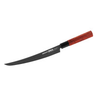 Нож кухонный слайсер 230 мм Samura Okinawa Stonewash Tanto (SO-0146BT)