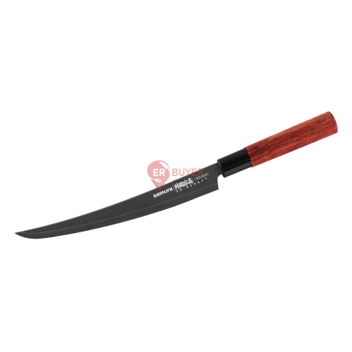 Ніж кухонний слайсер 230 мм Samura Okinawa Stonewash Tanto (SO-0146BT)