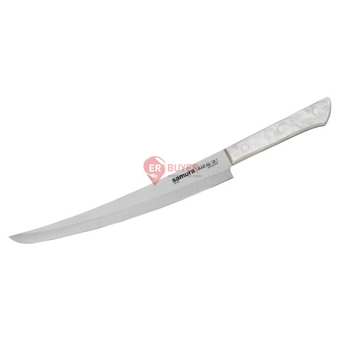Ніж кухонний для тонкого нарізування 230 мм Samura Harakiri Acryl (SHR-0046AWT)