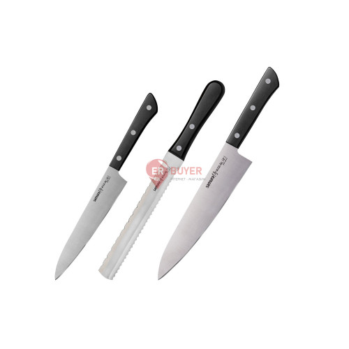 Набір із 3-х кухонних ножів Samura Harakiri (SHR-0230B)