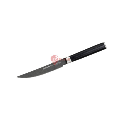 Ніж кухонний стейковий 120 мм Samura MO-V Stonewash (SM-0031B)