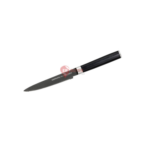 Ніж кухонний для томатів 120 мм Samura Mo-V Stonewash (SM-0071B)