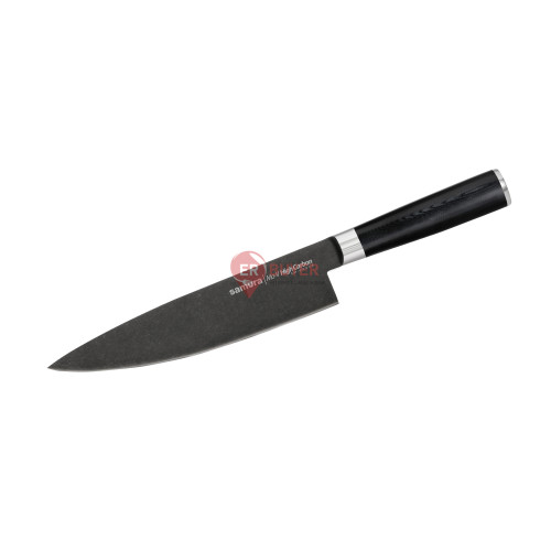 Нож кухонный Шеф 200 мм Samura MO-V Stonewash (SM-0085B)