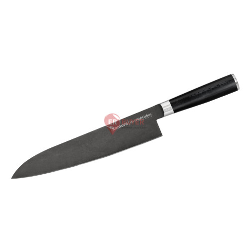 Нож кухонный Шеф 240 мм Samura MO-V Stonewash (SM-0087B)