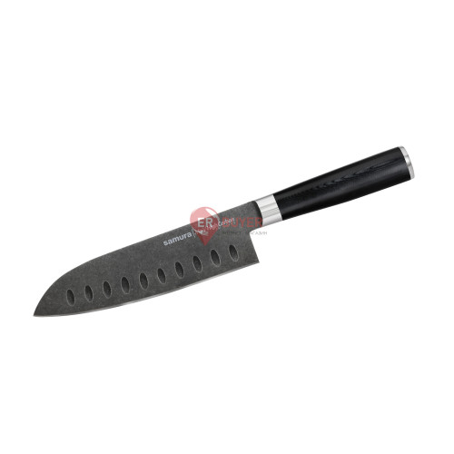 Ніж кухонний Сантоку 180 мм Samura Mo-V Stonewash (SM-0094B)