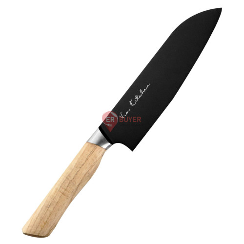 Кухонный японский нож Сантоку 170 мм Satake Black Ash (807-630)