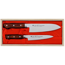 Набор из 2-х кухонных ножей в подарочной коробке Satake Kotori (HG8351W)