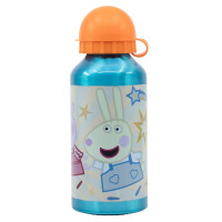 Бутылка алюминиевая детская 400 мл Stor Peppa Pig (41234)