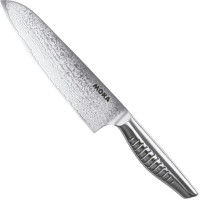 Нож кухонный Сантоку 180 мм Suncraft Moka Damascus (DMK-101)