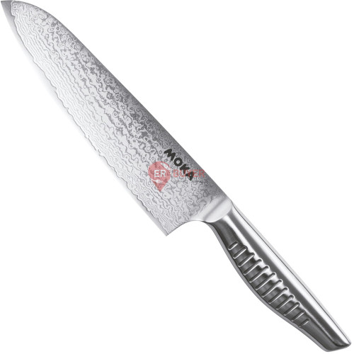 Нож кухонный Сантоку 180 мм Suncraft Moka Damascus (DMK-101)