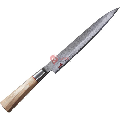Нож Янагиба 210 мм Suncraft Senzo Twisted Octagon (TO-07)