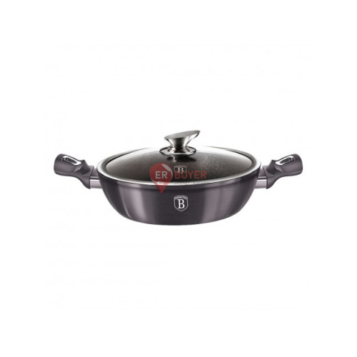 Сотейник 28 см Berlinger Haus Metallic Line Carbon Pro Edition (BH-6898)