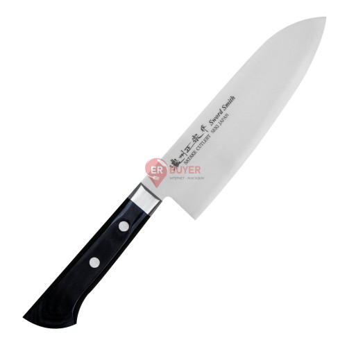 Кухонный нож Сантоку 170 мм Satake Unique Aogami (803-359)