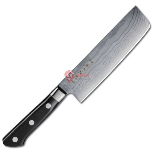 Кухонный нож Накири 165 мм Tojiro Classic Damascus (F-660)