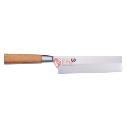Нож кухонный Накири Usuba 167 мм Suncraft MU Bamboo (MU-08)