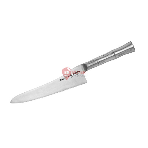 Кухонный нож для замороженных продуктов 196 мм Samura Bamboo (SBA-0056)