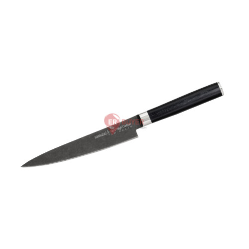 Нож кухонный универсальный 150 мм Samura MO-V Stonewash (SM-0023B)