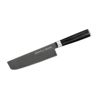 Нож кухонный овощной Накири 167 мм Samura Mo-V Stonewash (SM-0043B)
