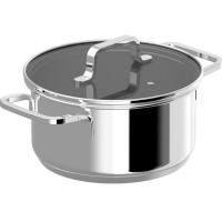 Каструля зі скляною кришкою BergHOFF Helix 18 см 2,1 л (1315078)