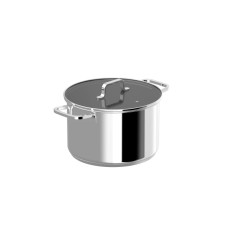 Каструля зі скляною кришкою BergHOFF Helix 24 см 6,6 л (1315080)