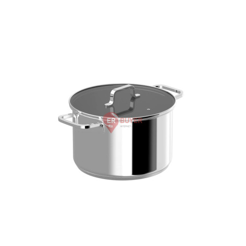 Каструля зі скляною кришкою BergHOFF Helix 24 см 6,6 л (1315080)