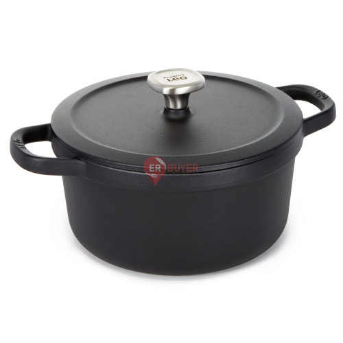 Кастрюля чугунная 26 см 5,7 л Berghoff Leo Graphite (3950466)