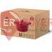 Каструля чавунна 21 см 3 л Gerlach Natur Iron бордова (5901035449466)